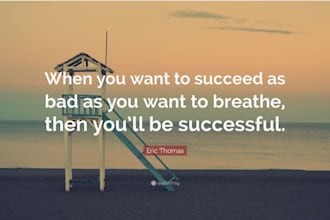 create good motivational image