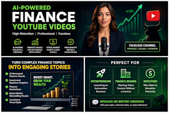 make faceles finance video like alicia invest and nickinvest