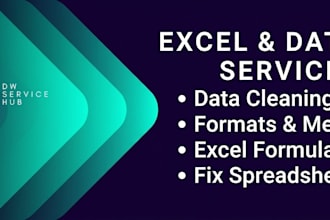 clean, format, merge, and fix microsoft excel spreadsheets