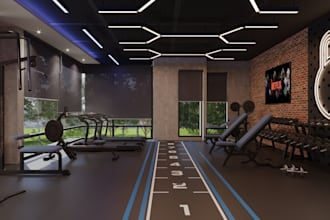 design and render your commercial and home gym