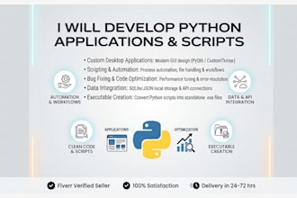 develop custom python scripts