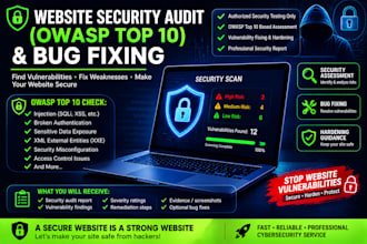 audit your web sec owasp top 10 and fix vulnerabilities