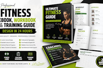 design fitness workout ebook,coaching workbook and training guide pdf in 24hour