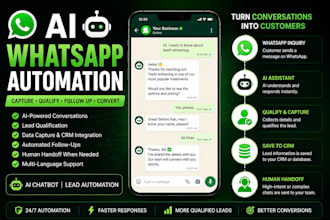 build an ai whatsapp chatbot for lead generation and automation