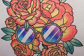 create a traditional or neo traditional tattoo design