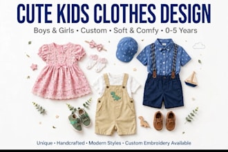 design cute kids clothes