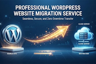 migrate, transfer, backup, move , restore wordpress website