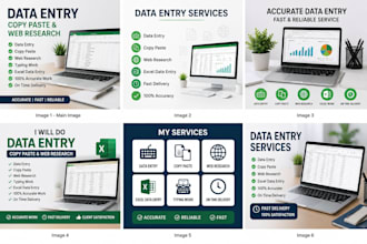do data entry, copy paste and web research