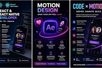 build react and react native apps with smooth animations