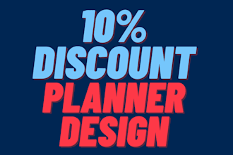 design printable editable minimalist digital planner for you