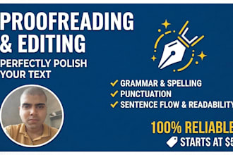 do profesional proofreading and editing