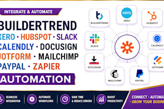 integrate buildertrend xero hubspot slack calendly docusign jotform automation