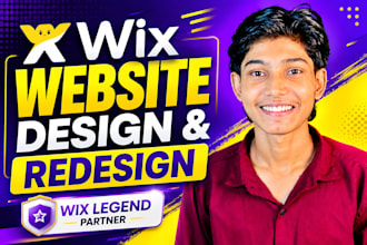 design wix website, redesign wix website, wix website development