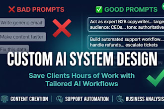 write custom chatgpt prompts and ai marketing workflows