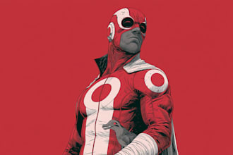 draw superhero comic book pages, graphic novel art