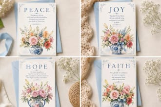 design cards game christian affirmation cards prayer journal decks 3d box mockup