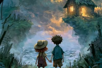 children book illustration and children book illustration