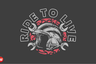 design custom retro vintage typography t shirt design