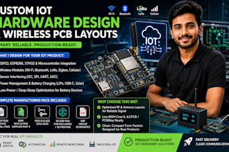 do esp32, stm32 iot pcb design, wireless layout and circuit schematic