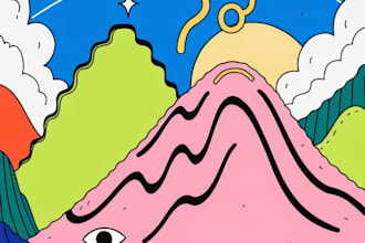 draw a background for your cartoon