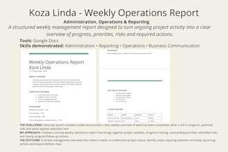 be your virtual assistant for operations and administrative support
