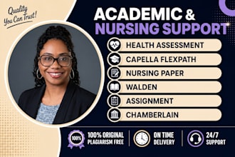 do health assessment, capella flexthpath, nursing, walden, assigned, chamberlain