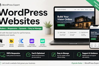 build breakdance builder wordpress website with jetengine and acf pro