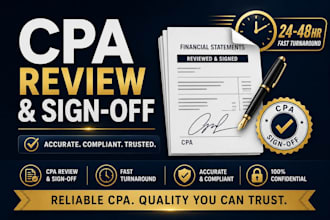 review and sign your contractor license financial statements fast