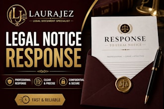 professionally draft your response to a legal notice or demand letter