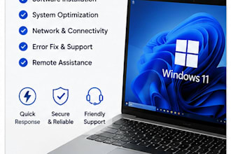 provide remote IT support for window and microsoft 365