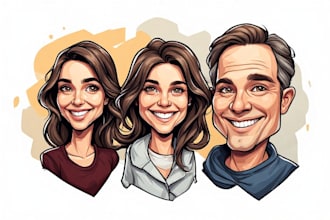 draw caricatures from photos
