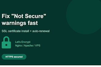 install and auto renew your SSL certificate quickly