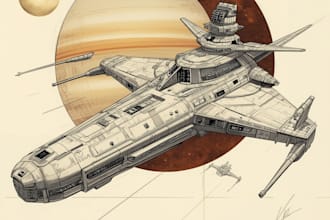 design unique sci fi spaceships and futuristic spacecraft