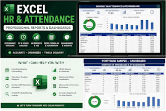 create professional excel HR and attendance reports