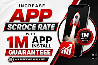 mobile app promotion, 500 USA app user install, ios game ranking