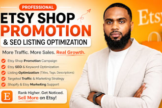 do etsy shop promotion campaign etsy product seo listing shopify etsy marketing