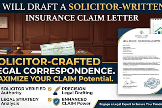 draft formal property damage dispute letter from a solicitor