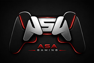 design a unique gaming logo for esports, youtube, twitch, and gaming bran