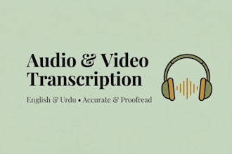 transcribe audio and video files into accurate text