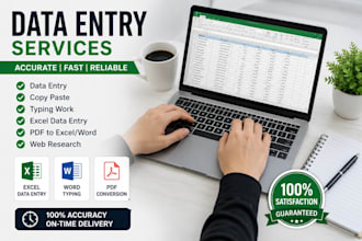 do accurate data entry and urdu english typing