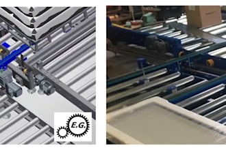 design chain roller belt conveyor and welding machining assembly devices