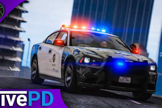 develop fivepd, lspdfr and nopixel inspired police rp server for fivem
