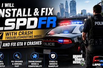 install and fix lspdfr with crash troubleshooting mods and fix gta v crashes