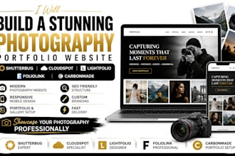 build shutterbug cloudspot lightfolio foliolink carbonmade photography website