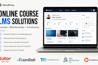 build tutor lms pro learndash buddyboss memberpress membership website