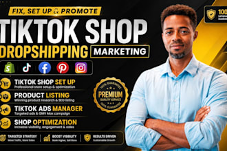 setup tiktok shop, fix tik tok dropshipping, tiktok shop manager tiktok shop ads