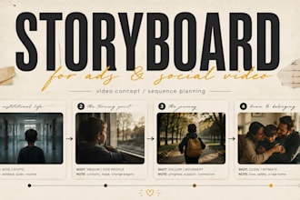 create a storyboard for your ad or social media video