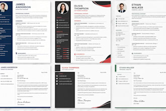 design and write your professional resume, CV and cover letter