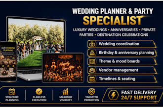be your wedding planner party planner for luxury celebrations anniversary event