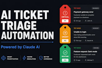 ai agent for customer support ticket triage